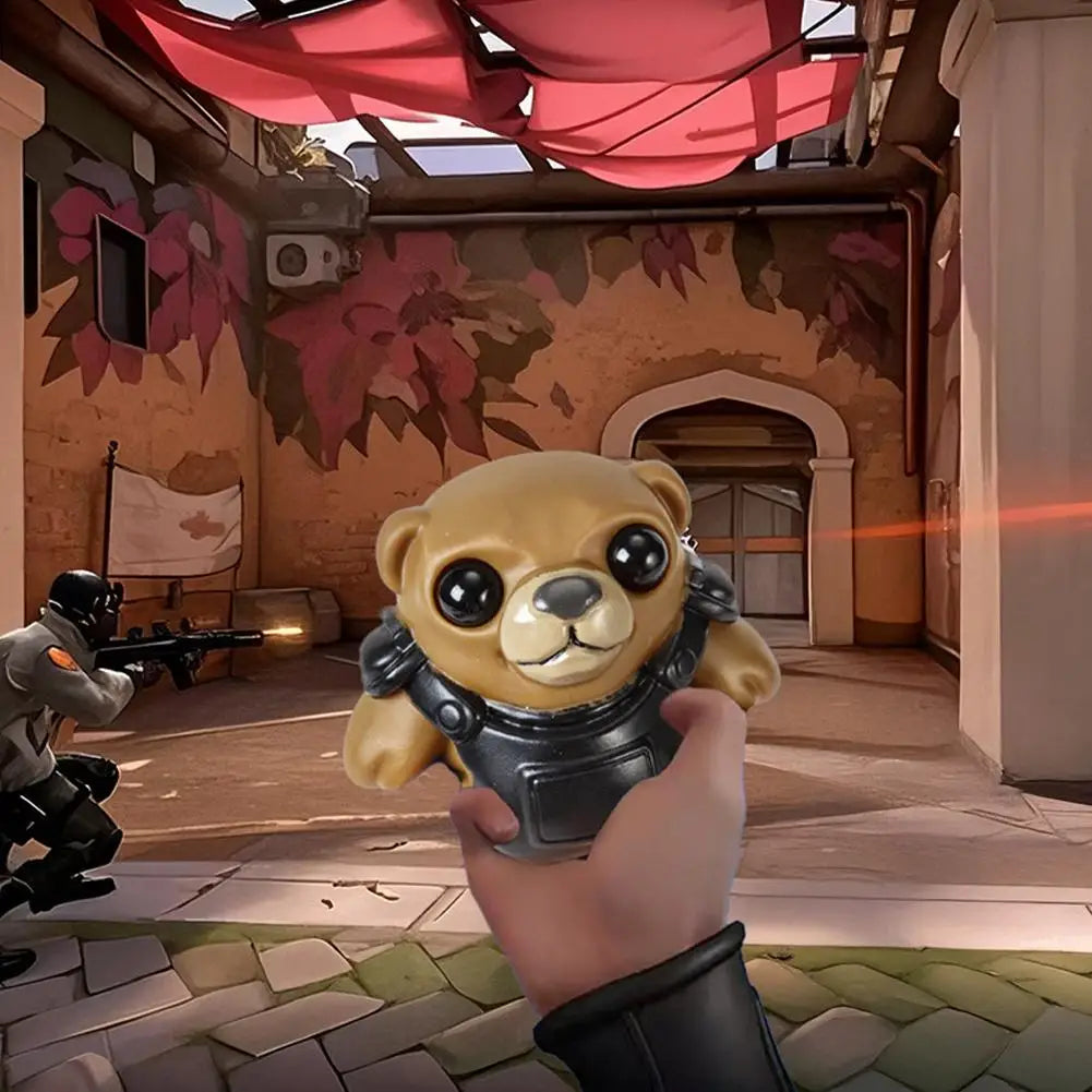 Valorant Tactical Bear Squeeze Toy | 3D Game Figure Gift