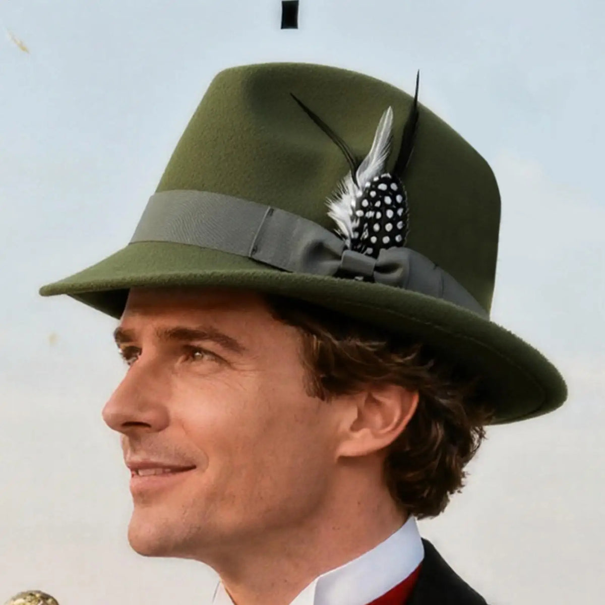 Oktoberfest Felt Hat – Beer Festival Costume for Men & Women