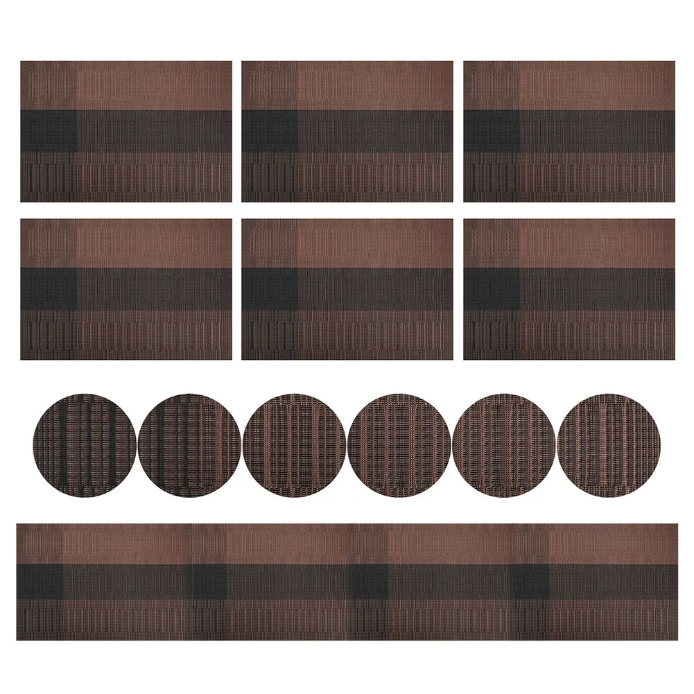 12 Placemats Table Place Mats Coasters Premium Heat Resistant