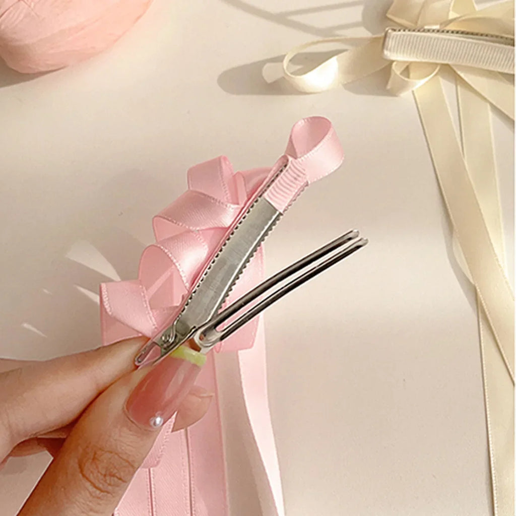 6-Piece Kawaii Star Barrettes – Y2K Hair Clips & Bow Set