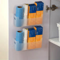 2 Cabinet Door Storage Box Seasoning Rack Perforated Wall Home