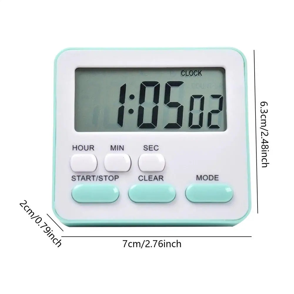 Silent Timer Small Digital Clocks Student Bedroom Study Alarm Kids