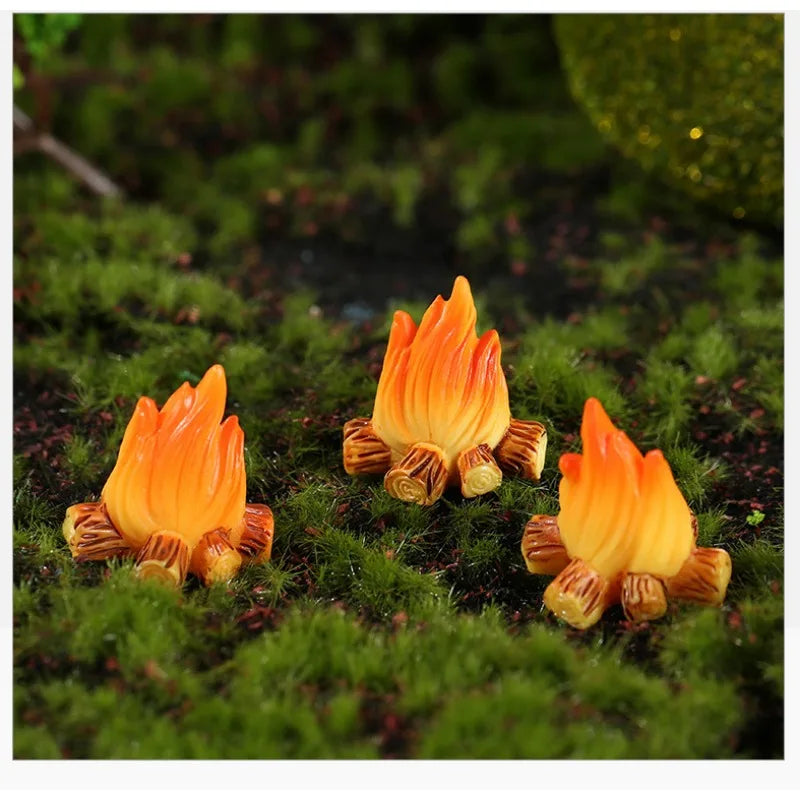 Fairy Garden Drunk Gnome Miniature Statues | Planter Decor Set