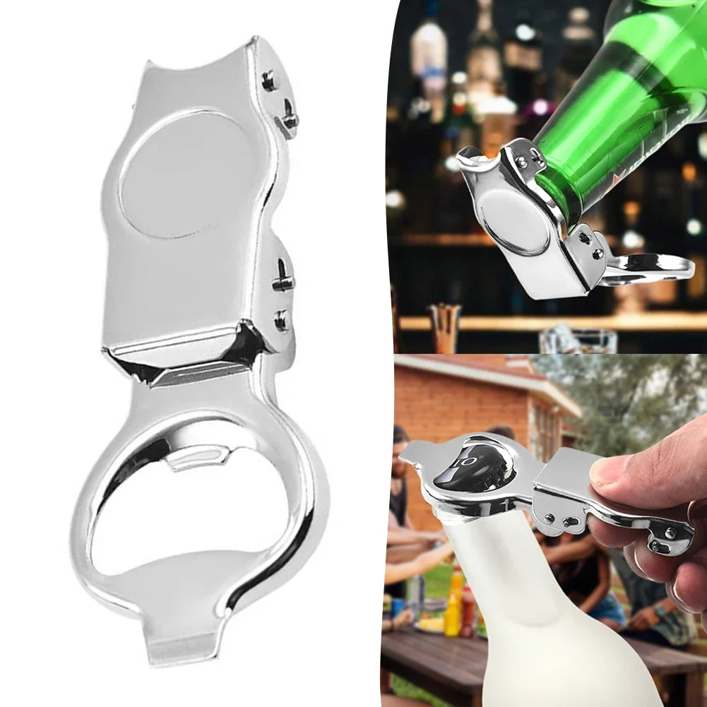 Stainless Steel Foldable Bottle Opener & Can Opener Multifunction