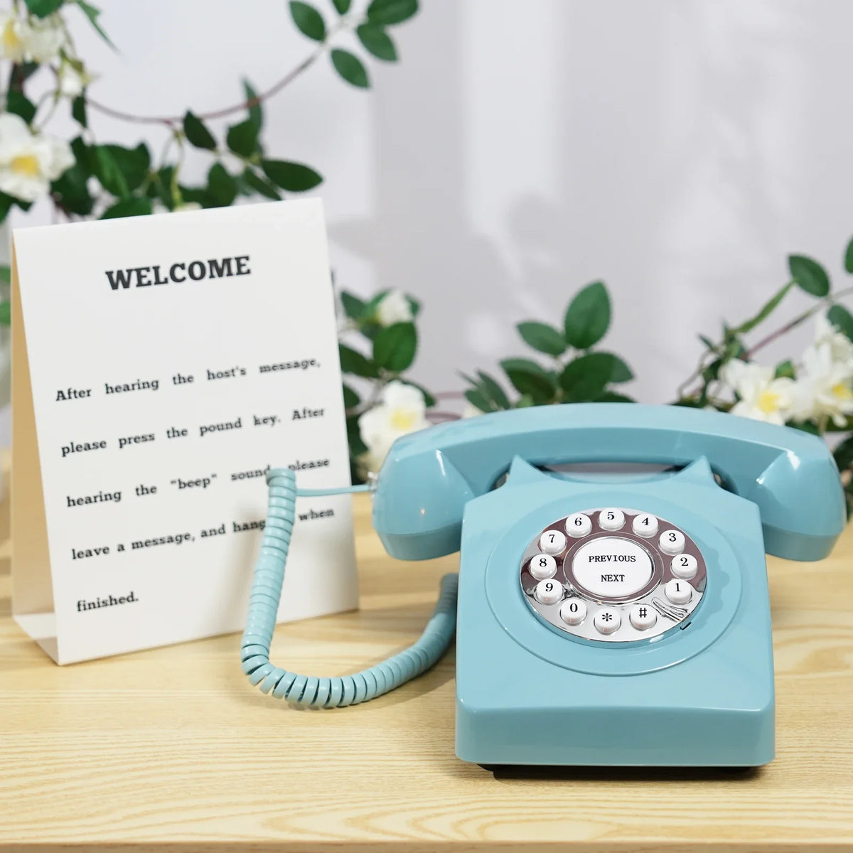 Retro Phone Audio Guest Book | Wedding Voice Recorder Gift
