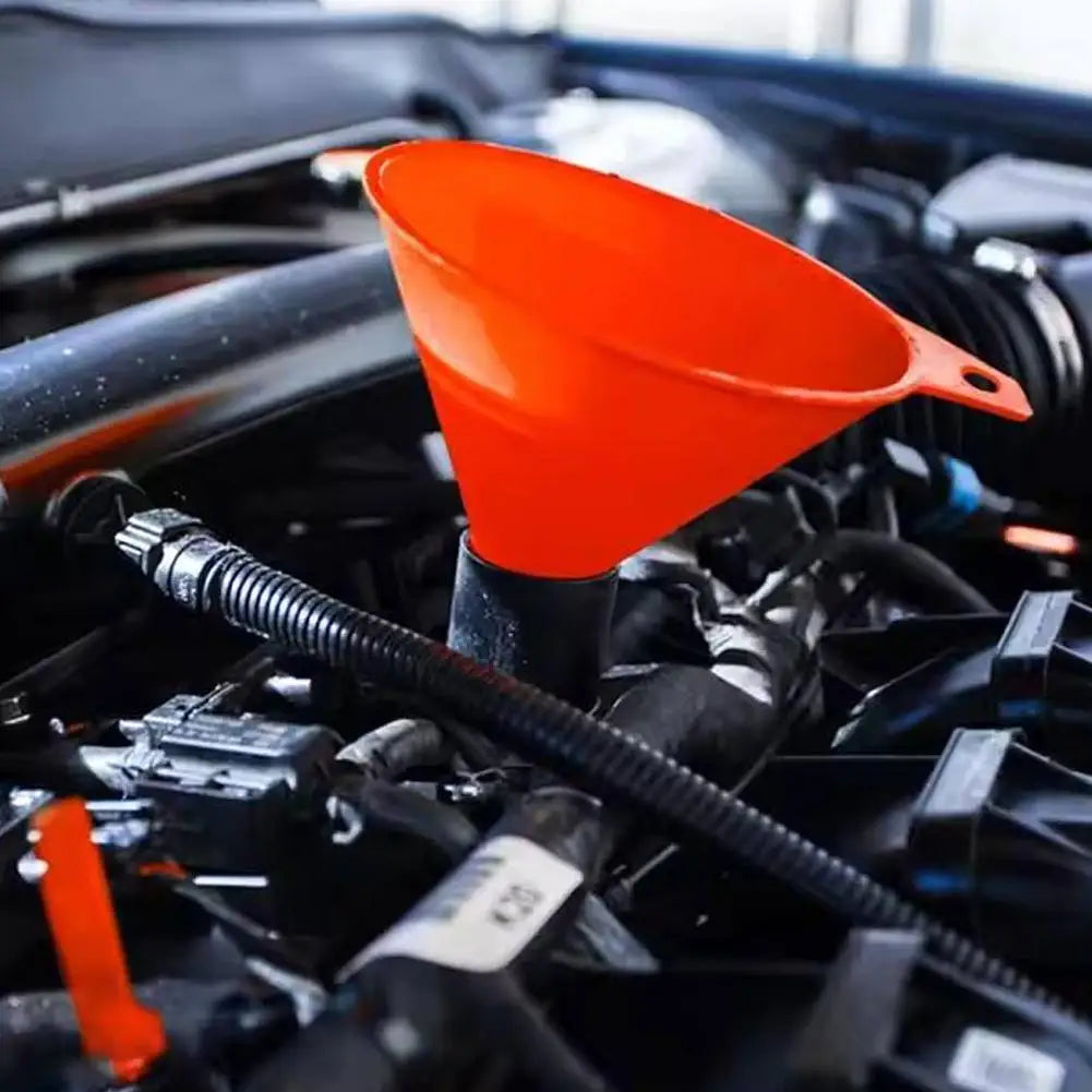 4-Piece Anti-Splash Oil Funnel Set – Car & Motorcycle