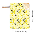 Reusable Beeswax Bread Bag – Large Cotton Food Storage