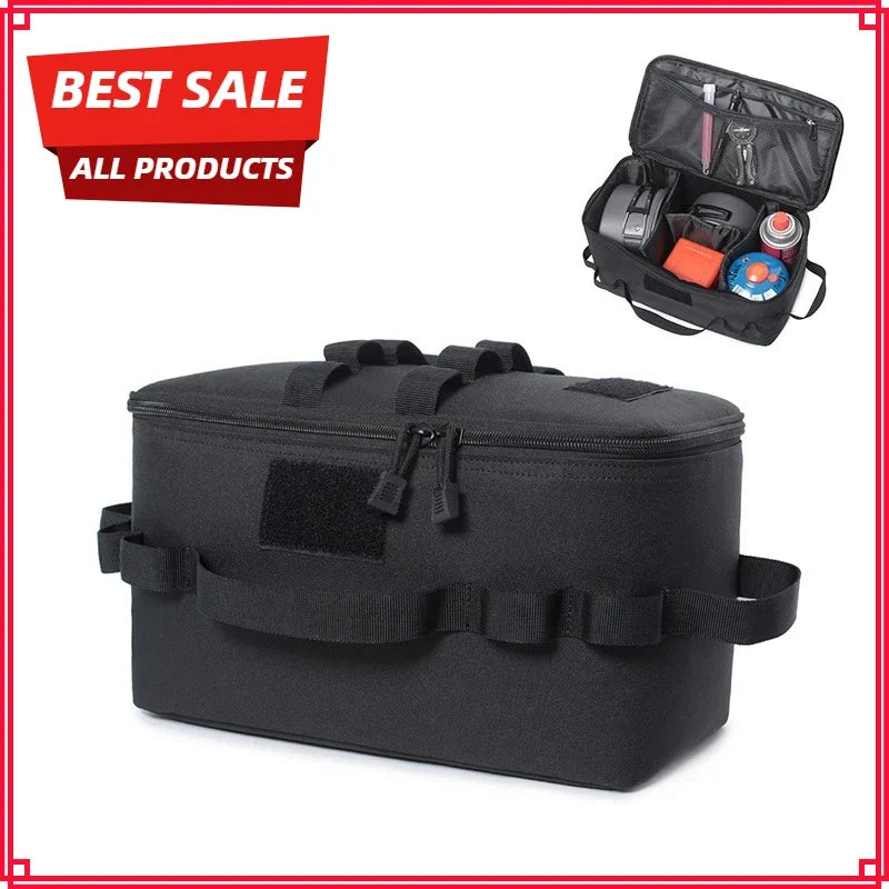 Outdoor Camping Gas Tank Storage Bag Large Capacity Ground Nail Tool