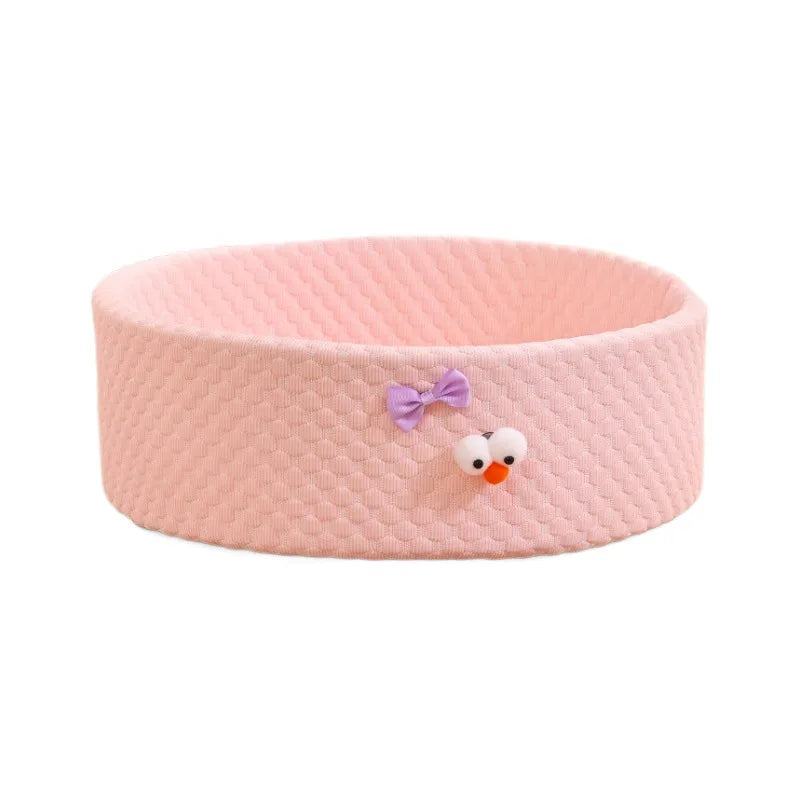 All Seasons Cool Pet Bed Cartoon Cat Sofa Small Dog Ice Pad Included
