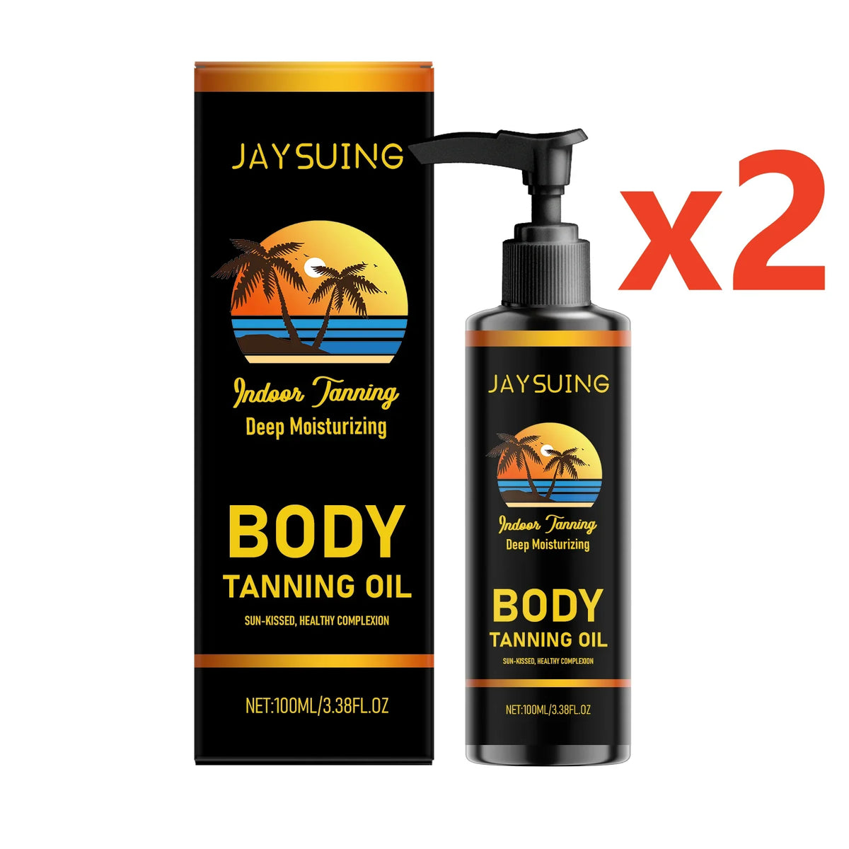 Jaysuing Self Tanner Serum – Natural Bronzing Tanning Oil 100ml