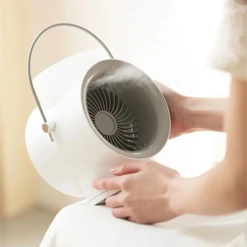 URGGU USB Rechargeable Humidifying Desktop Fan | 4000mAh