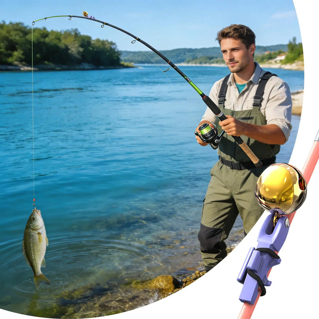 5-Pack Fishing Rod Tip Bells – Bite Alarm Clip for Carp & Sea