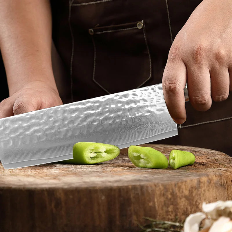 Damascus Kitchen Cleaver – Ultra Sharp Stainless Steel Chef Knife