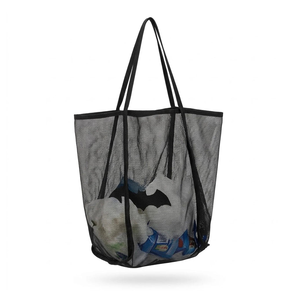 Transparent Mesh Shoulder Bag – Large Capacity Beach Tote