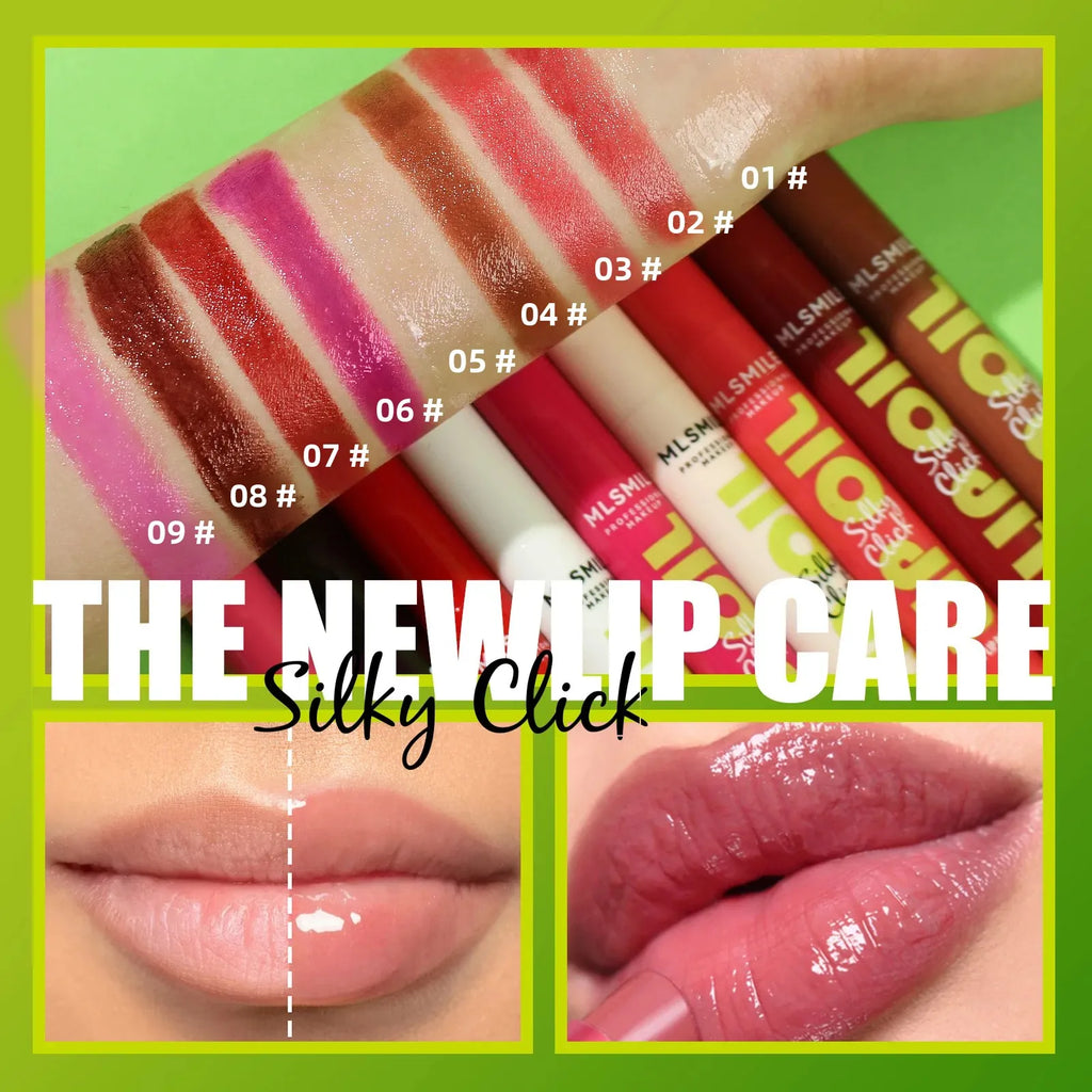 MLSMILE 3-Piece Pearl Lip Gloss Set – Long-Lasting & Moisturizing