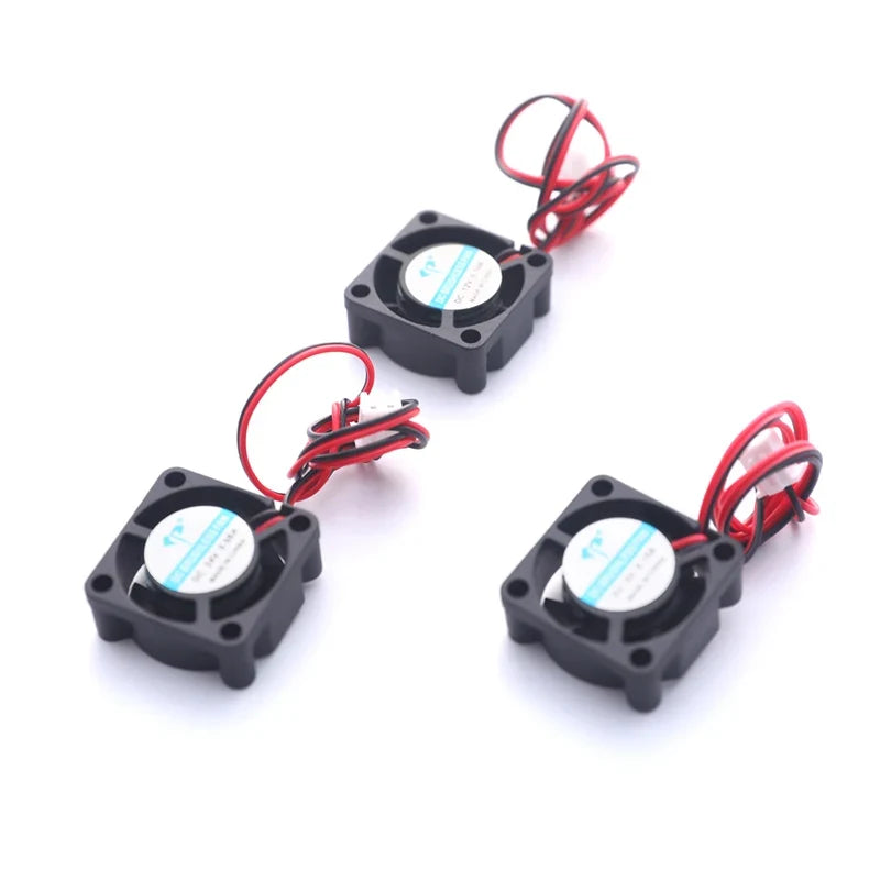 25mm DC Cooling Fan 2510 Hydraulic Bearing 5V 12V 24V GPU M.2
