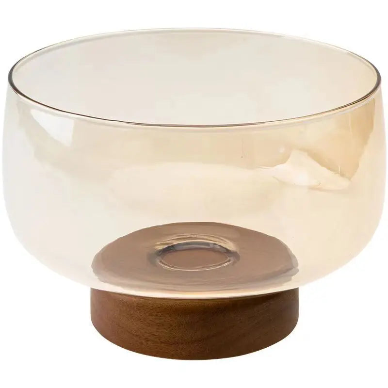Glass Fruit Tray High-end Living Room Household Storage Box Snacks