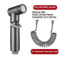 2-Pack Telescopic Handheld Bidet Sprayer Kit | Chrome ABS