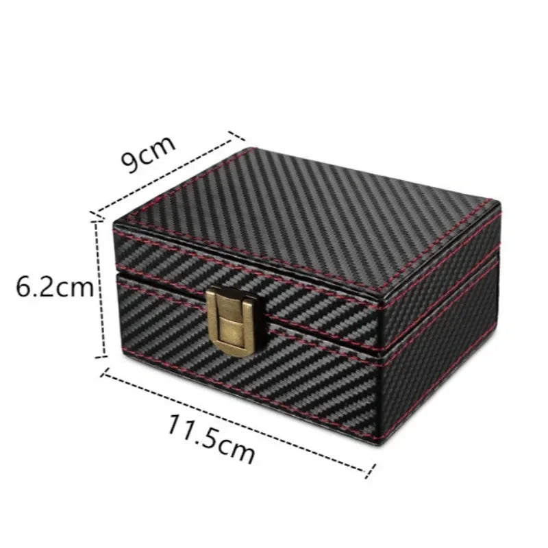 Faraday Box RFID Signal Blocker | Leather Car Key Security Box
