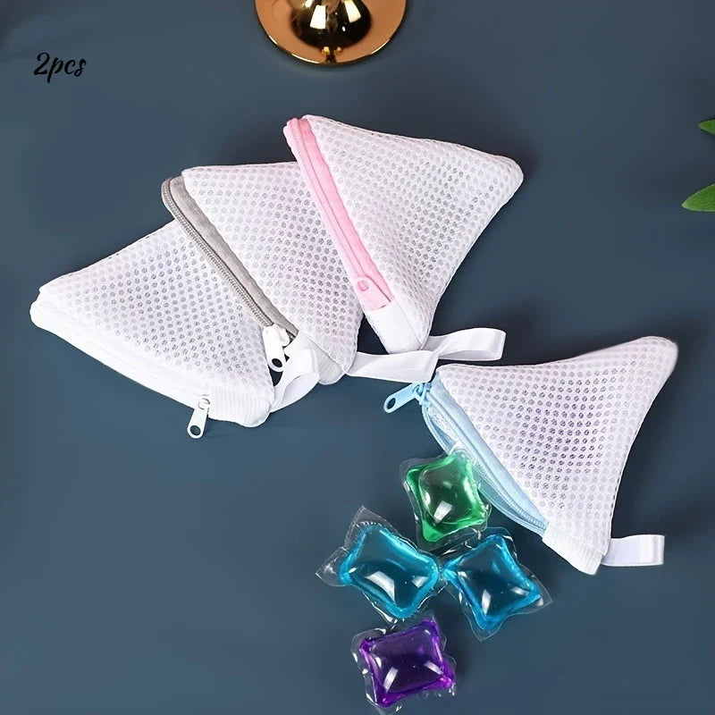 Mesh Laundry Bags with Zipper 2-Pack – Machine Washable