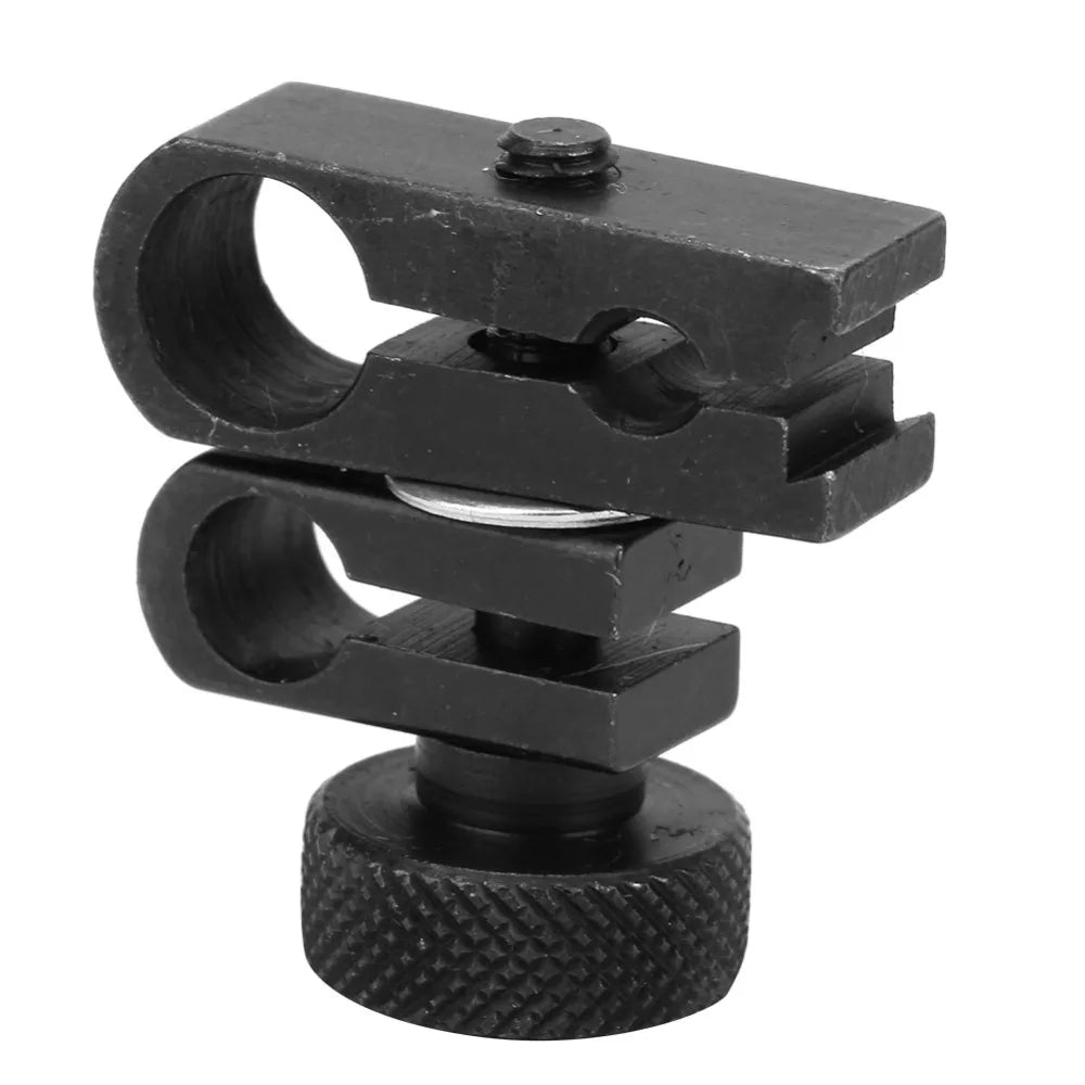 Diameter Hole Dial Indicator Clamp Chuck Black Carbon Steel Swivel