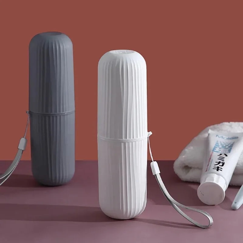 Portable Travel Toothbrush & Toothpaste Holder Case