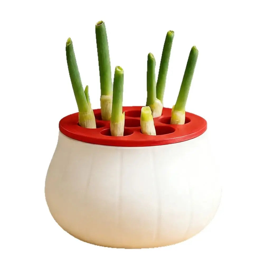 Vertical Hydroponic Green Onion Planter | 7-Hole Space-Saving