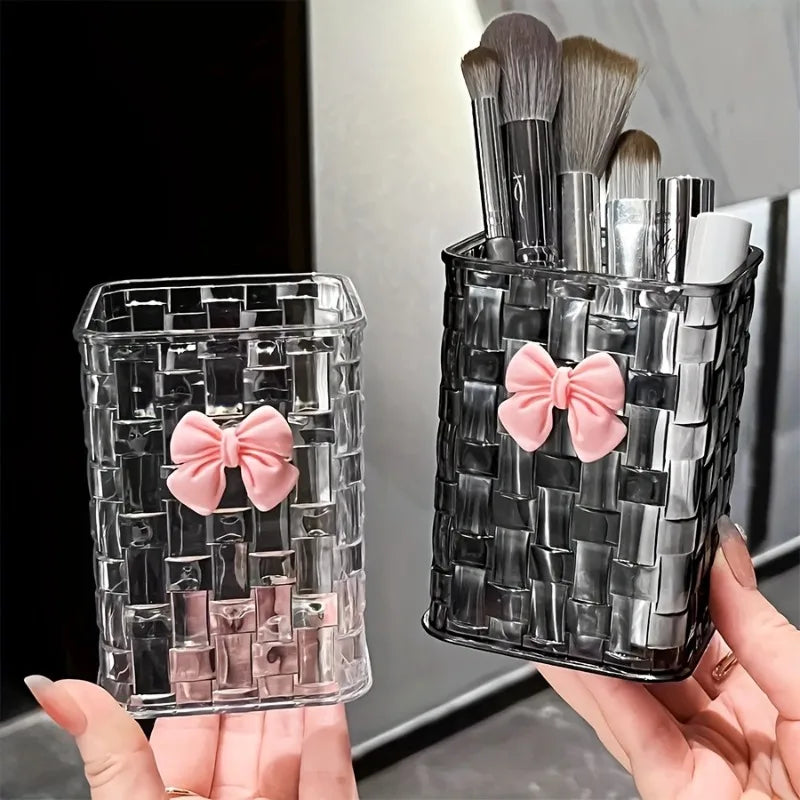 Cosmetic & Desk Organizer Set – Makeup Brush & Pen Holder
