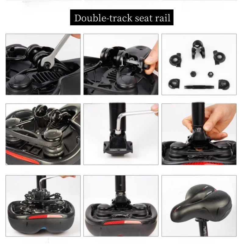 Men's Hollow Ergonomic Bike Saddle – MTB & Road Bicycle Seat