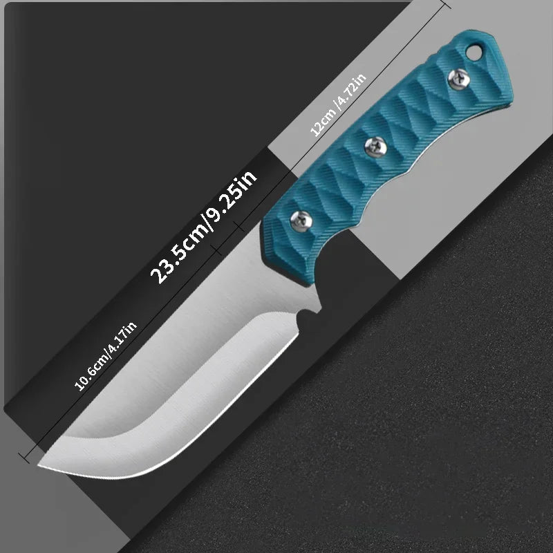 Stainless Steel Boning Knife – Pocket Knife for BBQ & Meat