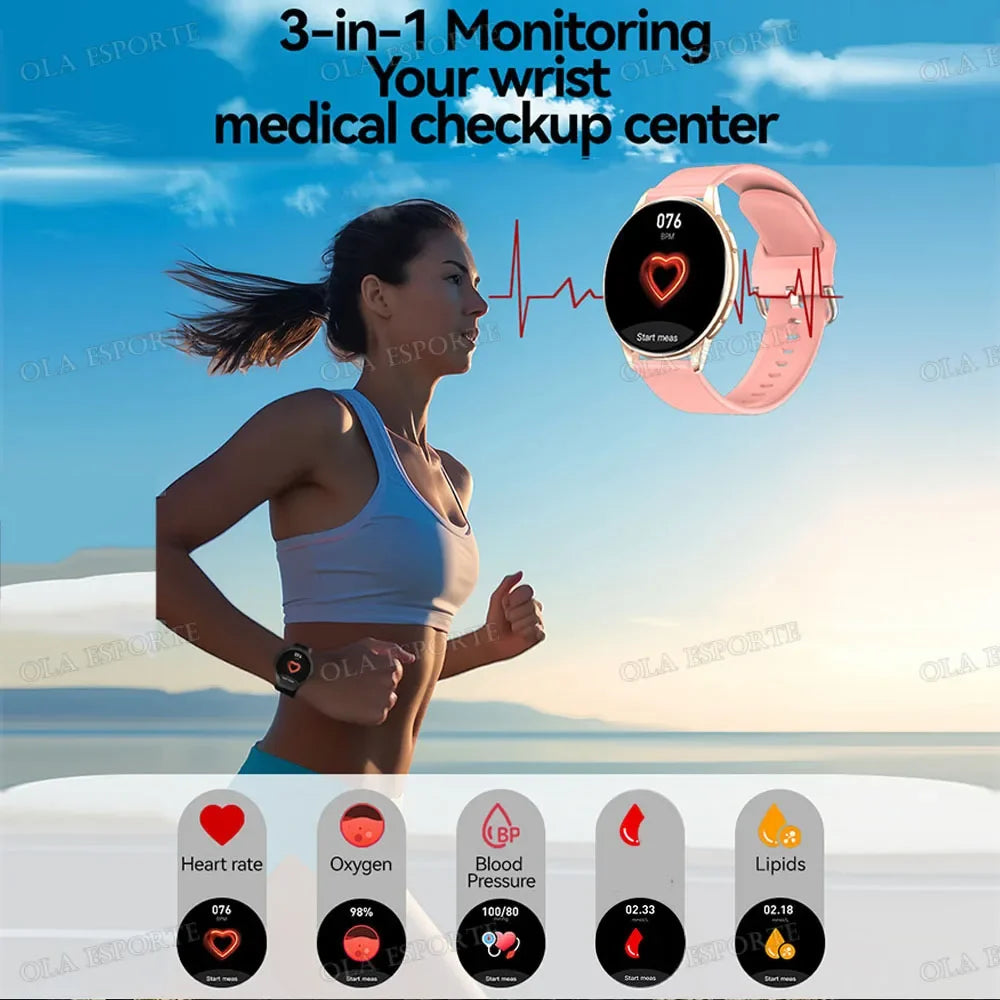 Smart Watch Full Touch Screen Call Message Reminder Music Control
