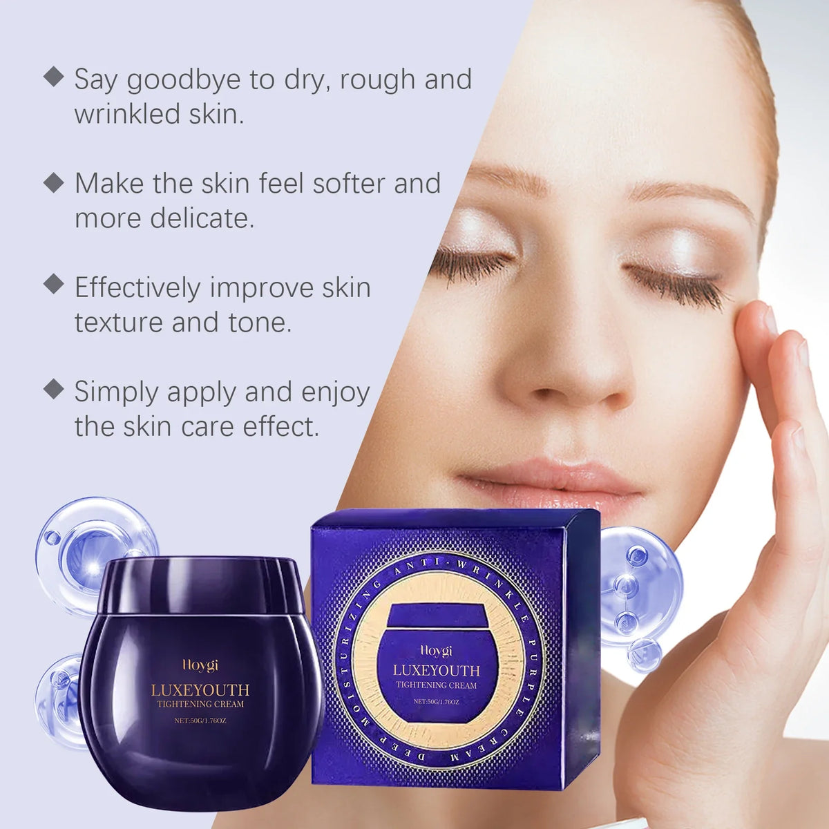 Hoygi Anti-Aging Wrinkle Moisturizing Cream – 50g Firming