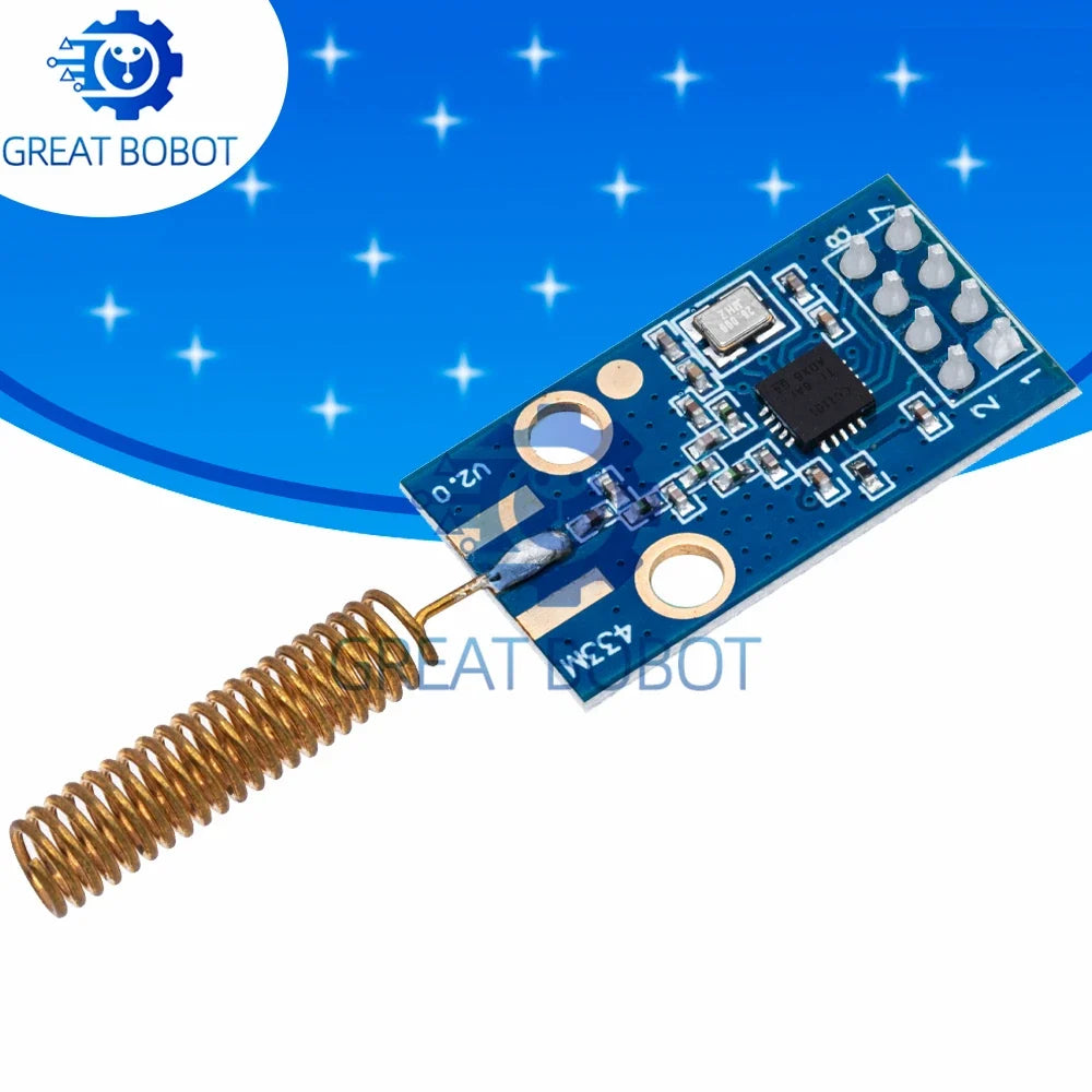 CC1101 433MHz Wireless Transceiver Module – OOK ASK MSK RF Board
