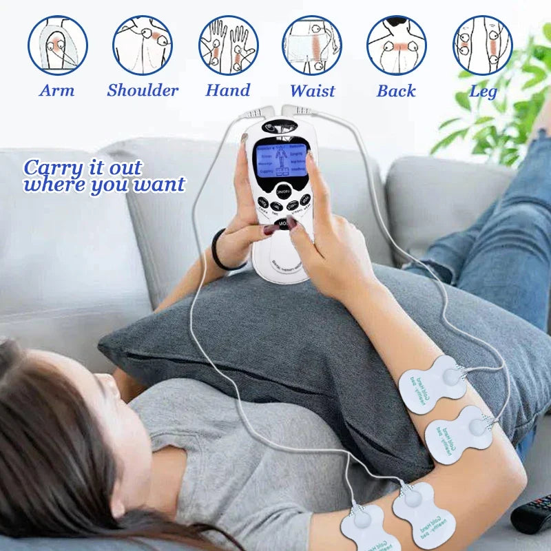 Portable Muscle Massager – 8 Modes & 15 Intensity Levels