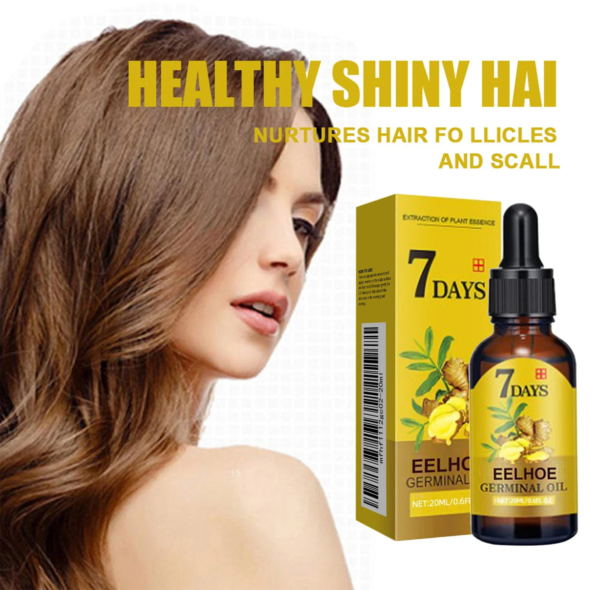 Eelhoe Ginger Hair Growth Oil – Anti-Hair Loss Treatment