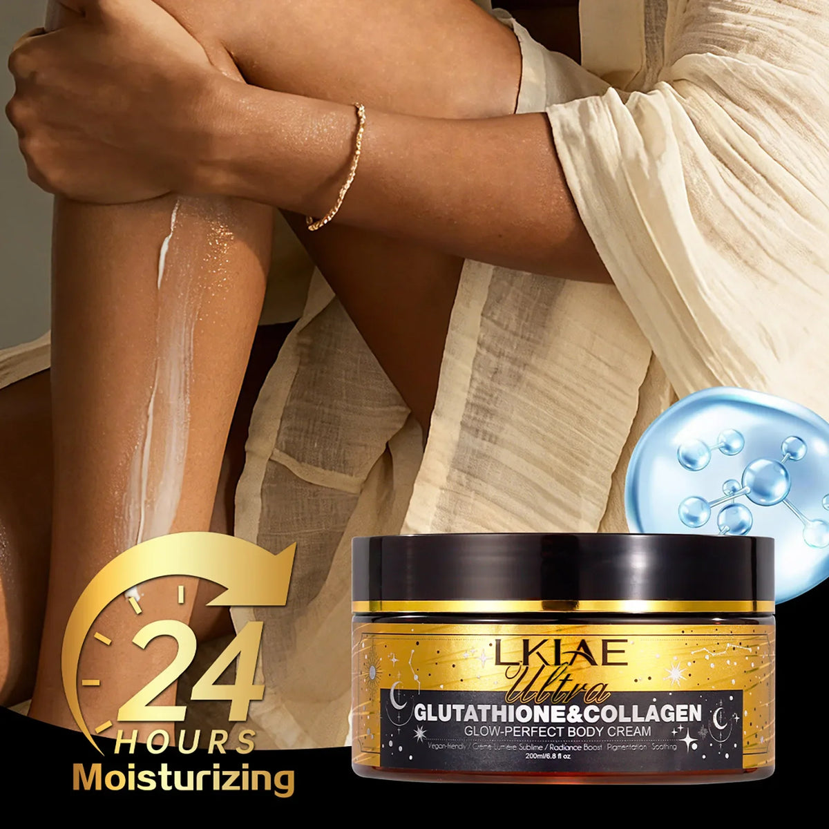 AILKE Glutathione Collagen Brightening Body Cream 200ml