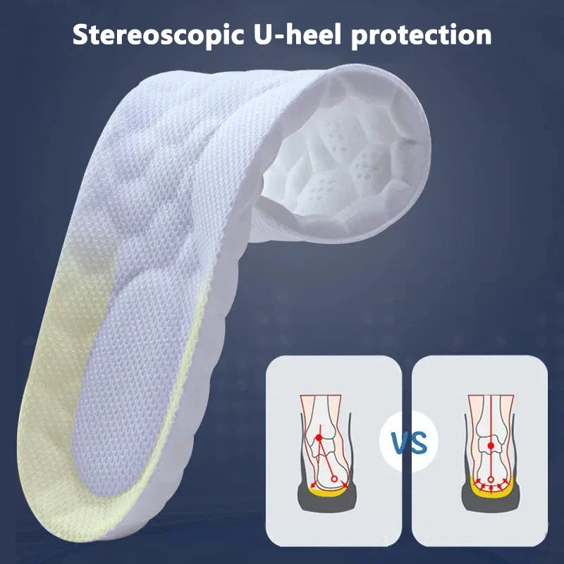 EVA Sport Shoe Insoles – Arch Support, Breathable, Men & Women
