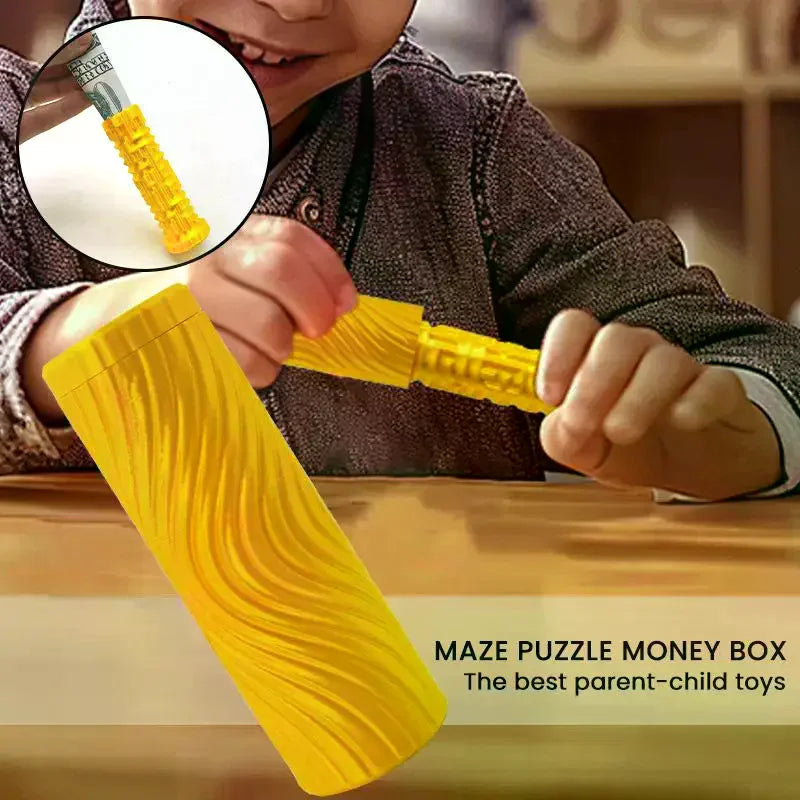 Maze Puzzle Money Box – Creative Cash Gift & Piggy Bank