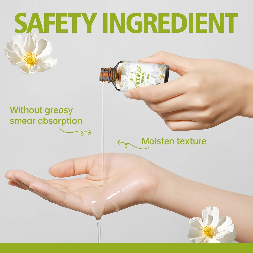 White Musk & Vanilla Essential Oil – Skin, Hair & Aromatherapy