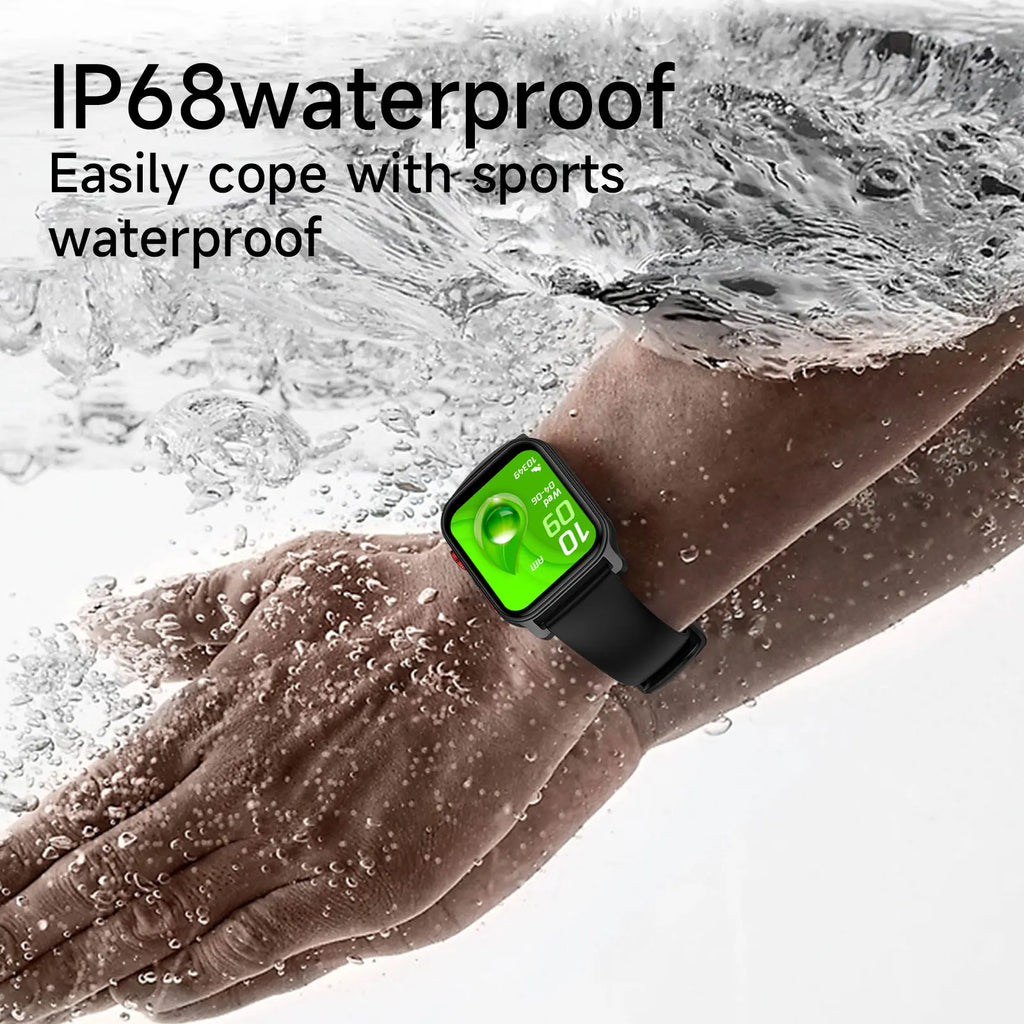 Yoateo Smart Watch 1.83" | 100+ Sports, IP68, Wireless Call