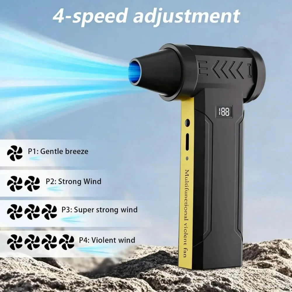 NUANTONG 160,000RPM Brushless Turbo Jet Fan | Type-C Portable