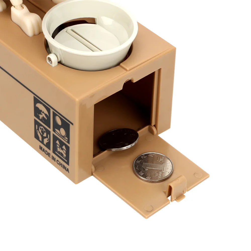 Robotic Dog Coin Bank – Animated Electronic Piggy Bank for Kids