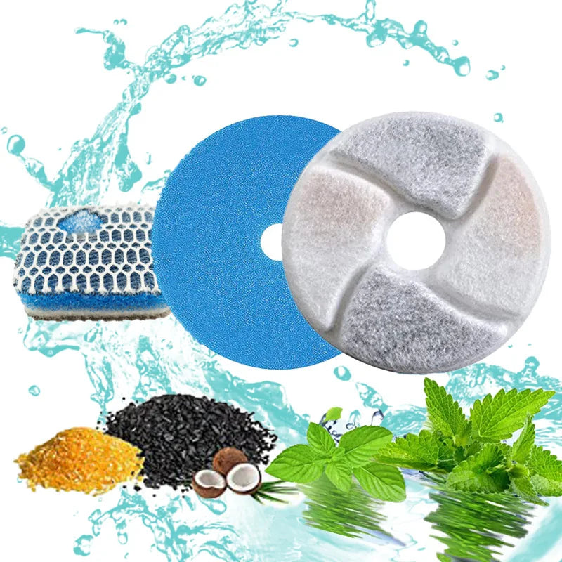 KEMORELA Cat Fountain Carbon Replacement Filters – 4/12 Pack