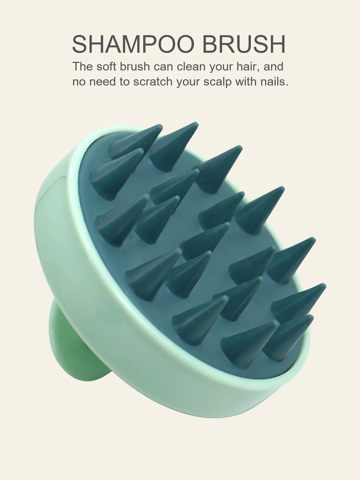 Silicone Scalp Massager Shampoo Brush – Hair & Body Spa