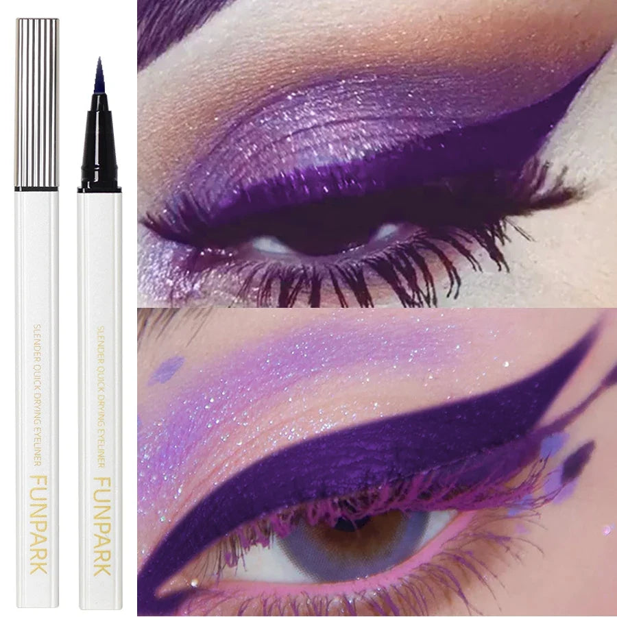 FUNPARK Purple Liquid Eyeliner Pen – Waterproof & Long-Lasting