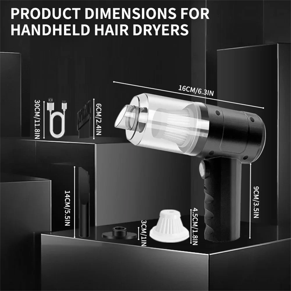 5-in-1 Cordless Handheld Vacuum – Car, Home & Pet Hair