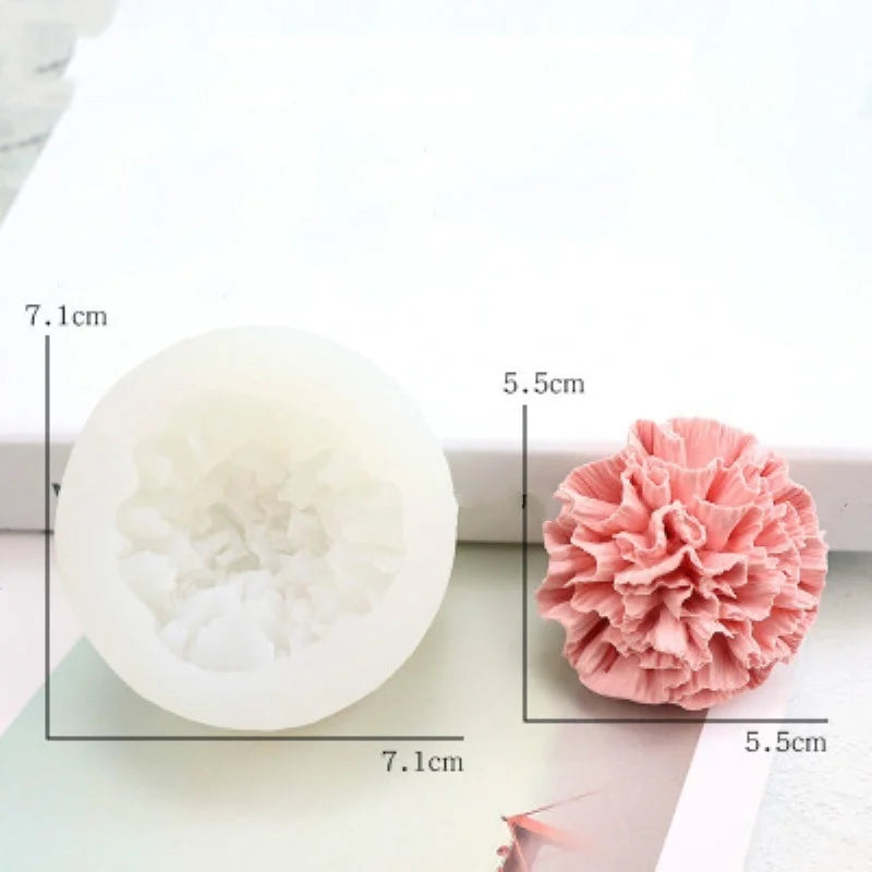3D Flower Silicone Mold – Soap, Candle & Cake DIY Tool