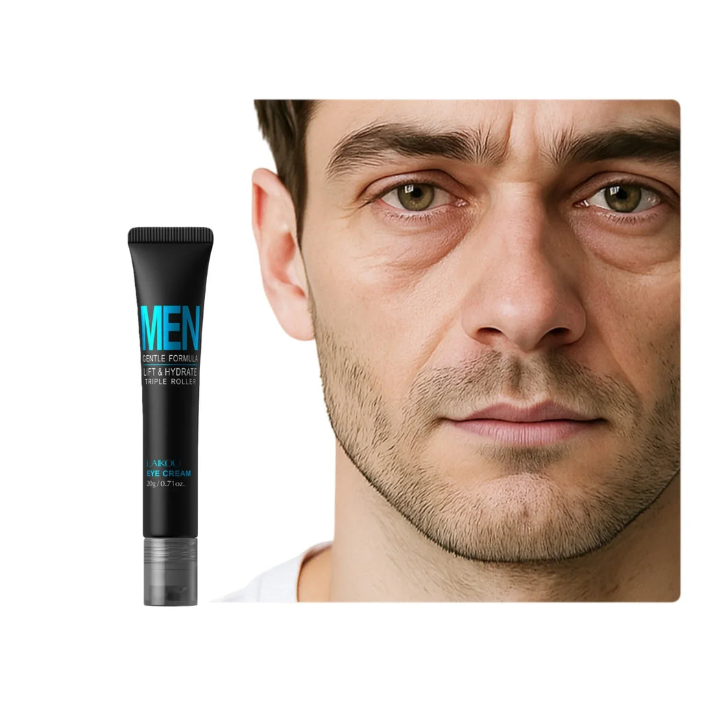 LAIKOU Men's Eye Cream 20g | 3D Roller Ball Hydrating & Firming
