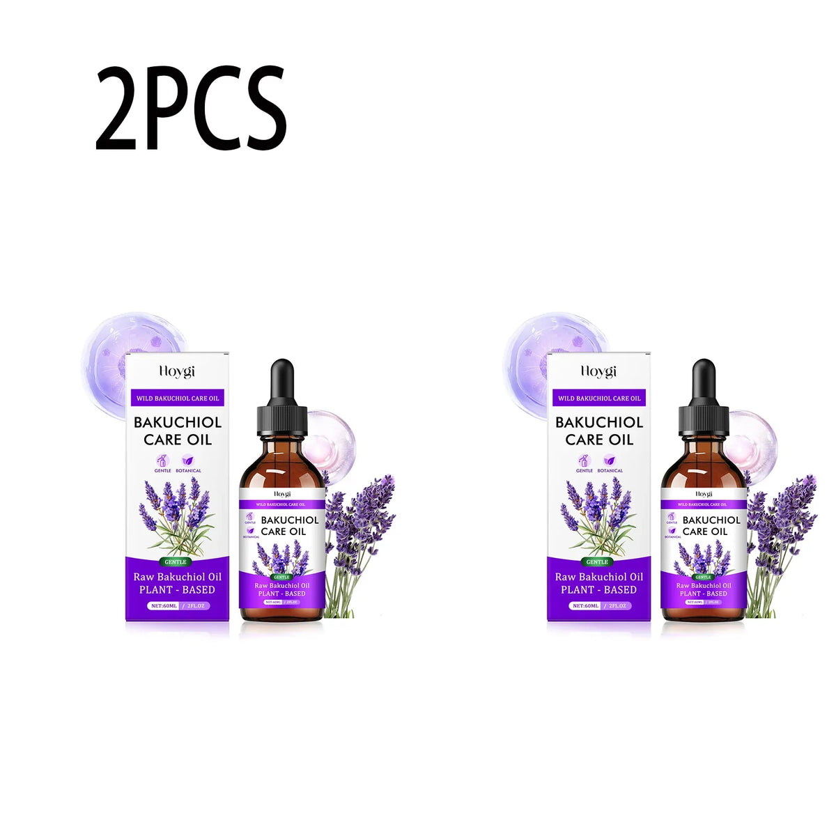 Hoygi Bakuchiol Lavender Face Serum Oil 60ml | Fine Lines