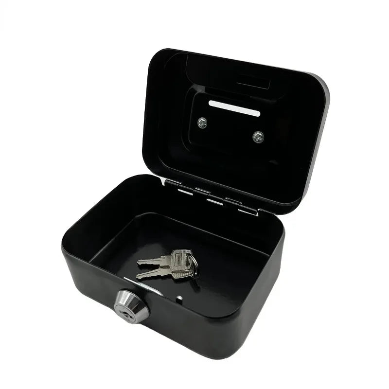 Lockable Piggy Bank Coin Box with Key – Portable Storage